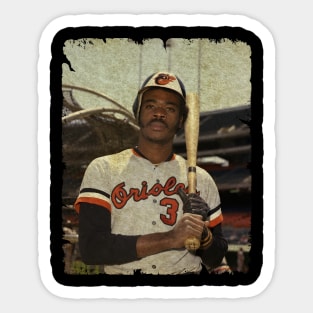 Eddie Murray in Baltimore Orioles, 1977 Sticker